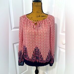 Lucky Brand top. Like new. So pretty